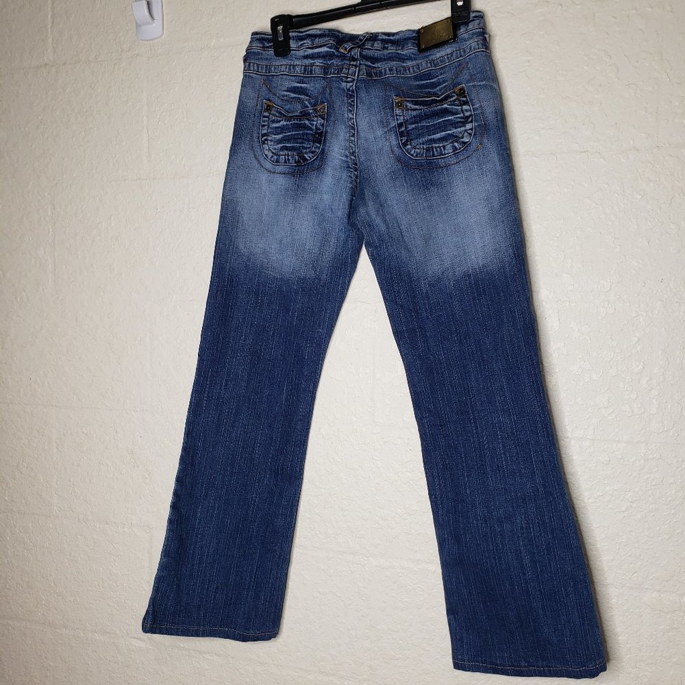 Baby Phat 7 Pocket Blue Jeans Size 11 - Picture 11 of 15